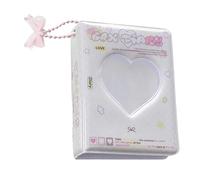 Classeur De Cartes Photo - Porte-carte Photo Creux En Forme De Cœur | Livre De Cartes Photo K-Pop Étanche, Classeur De Stockage De Photos K-Pop Tendance, Album Photo Léger Pour Photos, Cartes Ban