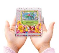 Classeur de cartes Pokémon rose transparent pour jeux et collections, petit livret pour filles de 3 à 10 ans, cadeau (peut contenir 60 cartes)