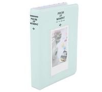 Classeur de Cartes Portable en Cuir PU de 7,6 Cm pour Mini 12 11 9 avec 64 Pochettes, Couverture Personnalisée, Haute Transparence, Grande capacité pour Photos, Billets, Cartes