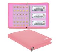 Classeur de collection de pièces pour collectionneurs, album de collection de pièces ignifuge 300 pochettes et 36 étuis conteneur de stockage d'argent pour accessoires de collection de pièces-monnaie