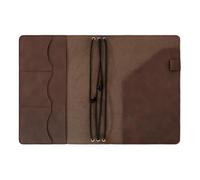 Classeur de couverture de carnet de notes rechargeable en cuir rétro | Porte-stylo de poche pour cartes, planificateur de voyage Portable multicolore, organisateur de Protection contre les rayures