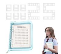 Classeur de défi 100 enveloppes | Classeur pour défis d'épargne - Kit de défi d'enveloppes pour espèces, classeur budgétaire pour économiser de l'argent - Classeur budgétaire robuste, réutilisable et