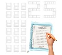 Classeur de défi 100 enveloppes - Planificateur budgétaire, livre de défi d'épargne, organisateur de trésorerie | Kit de classeur avec enveloppes pour le suivi des budgets, la planification financière