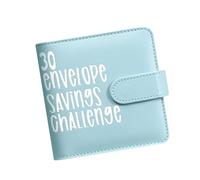 Classeur de défi à enveloppes de 30 jours : petit dossier avec enveloppes pour espèces, livre planificateur imperméable pour voyages d'affaires, livre d'enveloppes pour économiser de l'argent, livre