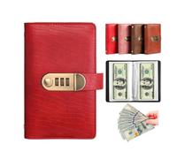 Classeur de défi avec mot de passe, enveloppes pour budget, planificateur budgétaire, planificateur budgétaire, de 30 jours à 52 semaines, pour économiser 500 $, 5 050 $ et 10 000 $