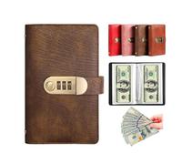 Classeur de défi avec mot de passe, enveloppes pour budget, planificateur budgétaire, planificateur budgétaire, de 30 jours à 52 semaines, pour économiser 500 $, 5 050 $ et 10 000 $