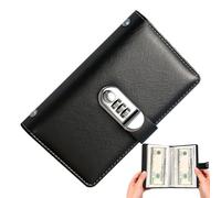 Classeur de défi d’économie d’argent| 7,09 x 4,33 x 0,79 inc Livre d'économie d'argent | Outil de planification budgétaire portable avec serrure | Famille Amis Cadeau pour Anniversaire Noël