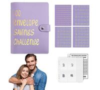 Classeur de défi d’enveloppe | Classeur sur les défis de l’épargne | & Fun Way To Save 5 050 $, Enveloppes Money Saving Challenge Budget Binder, Savings Challenges Binder