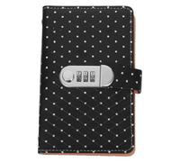 Classeur de défi de 100 enveloppes avec strass et verrouillage par mot de passe - Livre d'économie d'argent étanche et verrouillable for un suivi sécurisé des dépenses(Black)