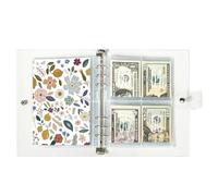 Classeur de défis 100 économies, livre de défis d'économie d'argent - Portefeuille avec enveloppe pour économiser de l'argent - Portefeuille de budget organisé amusant avec tracker