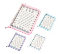 Classeur de défis d'épargne - Livre de défi d'économie d'argent, planificateur budgétaire réutilisable, gestion de l'argent liquide, suivi des enveloppes, organisateur de finances de la maison |