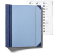 Classeur de documents avec étiquettes : classeur de documents personnel et familial - Kit de classeur de vie avec poches, classeur d'urgence familial idéal for les documents importants(Blue)