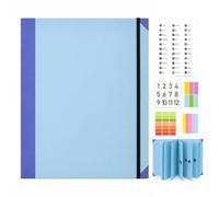 Classeur de documents important avec étiquettes et poches, classeur extensible pour certificats de naissance, passeports et testaments, classeur d'urgence familial, dans le cas où je classeur fin de