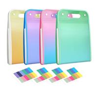 Classeur de documents, organiseur de fichiers, classeur de rangement extensible, 13 poches, séparateur coloré pour étudiant, enseignant, triage mensuel, universitaire, 37,3 x 24,2 cm