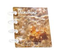 Classeur de documents transparent | Livre pour autocollants avec 20 pages intérieures - Classeur photo transparent, pour enseignants, bureau, professionnels, projet manager, école, réunions d'affaires