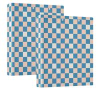 Classeur de données à carreaux avec porte-bloc - 1 lot de 3,8 cm - Classeur de bureau - Couverture rigide