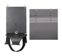 Classeur de feuilles Lyre pour flûte, de musique porté sur le bras, panneau ABS, sangle d ' avant-bras, 5 pochettes, accessoire de répétition, leçons de lecture de partitions, panneau de de
