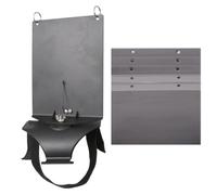 Classeur de feuilles Lyre pour flûte, de musique porté sur le bras, panneau ABS, sangle d ' avant-bras, 5 pochettes, accessoire de répétition, leçons de lecture de partitions, panneau de de