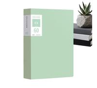 Classeur de fichiers - 60 pochettes de protection multicouches | Porte-documents multicouche en polypropylène durable avec 60 pochettes transparentes pour garder les certificats et les