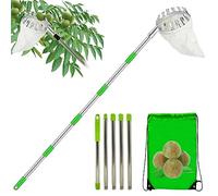 Classeur de Fruits - Extensible Télescopique, Outil de Récolte Léger | Dispositif de Collecte Haute Altitude, Tête de Collecte de Poignée Portable, Équipement pour La