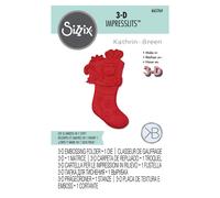 Classeur De Gaufrage 3d Chaussette De Noël Par Kath Breen