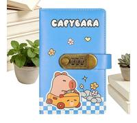 Classeur de gestion de l'argent - Petit carnet de défis - 100 enveloppes Capybara sécurisées, durable, rangement de notes fiable, accessoires d'organisation budgétaire quotidien, solution familiale