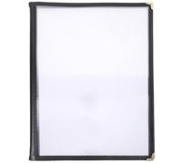Classeur de Menu en Pvc Marron à Feuillets Mobiles 1 Pièce Plusieurs styles
