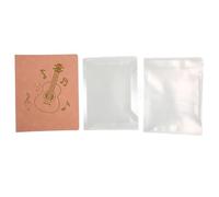 Classeur de musique A4 avec 20 pochettes et 40 compartiments, porte-partitions en cuir PU avec poches transparentes et anneaux flexibles pour la pratique du piano, de la guitare,
