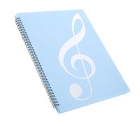 Classeur de Musique A4 en Alliage D'aluminium et Pp, Bleu | Organisation Grosse Capacité, pour Partitions et Mémos, Usage Bureau Quotidien et Répétitions Musicales