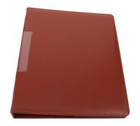 Classeur de Musique A4 en Cuir PU Marron, 30 Pochettes pour Chœur | Pliable et Rechargeable, Design Élégant et Moderne, pour Répétitions, Orchestre, Voyage, Partitions