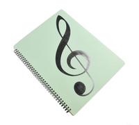 Classeur de musique pour feuilles A4 avec cercle central flexible pour une manipulation confortable Violet