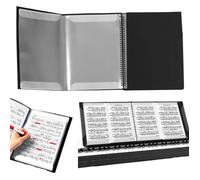 Classeur de partitions A4 - Non spécifié - Modifiable - 40 poches - Léger - Durable