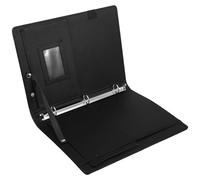 Classeur de Partitions A4 Portable Noir avec Poignée, Pratique | Rangement Protecteur en PU et Fer, pour Répétitions et Pratique, Compatible Piano Guitare Batterie