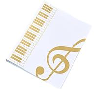 Classeur de partitions de Musique, classeur de Rangement de Papier, Porte-Documents, classeur de partitions de Musique, Sac de Rangement de Documents, Format A4, 40 Pochettes