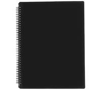 Classeur de partitions de musique format A4 avec couverture noire en forme de clé de sol, 40 pages non réfléchissantes, reliure, livre de partitions pour étudiants, musiciens, enseignants