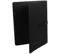 Classeur de Partitions Musicales avec Poignée Noir A4 en PU | Répétition et Concert, Protège les Partitions et Accessoires, Compatible Piano, Guitare, Batterie