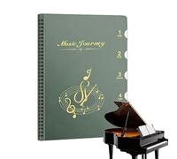 Classeur de partitions, notes de musique A4 | Organiseur de chorale - Pour l'école, le bureau, le choral, les voyages, la salle de réunion, la présentation