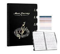 Classeur de partitions | Organiseur de partitions de musique A4 | Rangement de dossiers manuscrits | Pour choral, voyage, salle de réunion, présentation, représentation, affaires, école, bureau