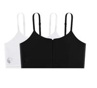 Classeur de poitrine pour femme FTM trans transgenre garçon manqué LGBT à gros seins de compression lesbienne cosplay noir, Lot de 2 (fermeture éclair), 3X-Large