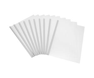 Classeur de Présentation 10 Pièces A4 en Plastique Blanc | Porte-papiers A4, Dossiers de Projet, Dossier Transparent, Chemise à Documents, Dossier Rangement