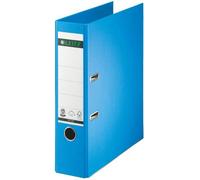 Classeur De Qualité (Laminage Spécial En Papier Gaufré En Lin, A4, Dos De 8 Cm) Bleu Clair