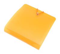 Classeur de Rangement CD DVD en PP, Orange, Compact et Portable | Organiseur pour Voyages et Voiture, Protection Anti-rayures, Rangement Compact, pour Disques de Jeux et Dvd