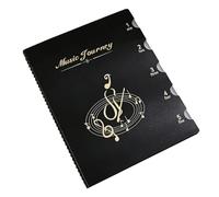 Classeur de rangement professionnel pour pupitre de musique avec protection mate et plastique solide