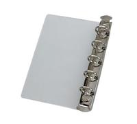 Classeur de séparation réglable en métal rechargeable pour journal, planificateur, scrapbooking, projet et organisation de documents, séparateur de page de séparation, fournitures d'artisanat sans