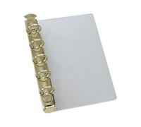 Classeur de séparation réglable en métal rechargeable pour journal, planificateur, scrapbooking, projet et organisation de documents, séparateur de page de séparation, fournitures d'artisanat sans