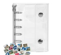 Classeur De Stickers - Album Réutilisable Organisateur de Stickers | Carnet Transparent Ésthétique pour Scrapbooking Planificateur Déco Voyage École