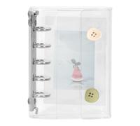 Classeur De Stickers,Album Réutilisable Organisateur de Stickers - Carnet Transparent Ésthétique pour Scrapbooking Planificateur Déco Voyage École