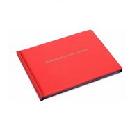 Classeur De Timbres, Album De Pièces De Monnaie De 240 Pochettes Pour Collectionneurs Rouge
