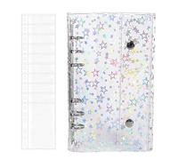 Classeur d'école - Couverture résistante à l'eau avec motif étoiles, organiseur pour documents, design portable | Idéal pour les étudiants, les enseignants, la maison, les voyages, l'école, la salle