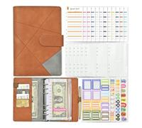 Classeur D'enveloppes Multifonctionnel - Classeur D'Trésorerie | Planificateur Budgétaire Avec Enveloppes De Trésorerie, Class-eur À 6 Trous Pour Les Défis D'épargne | Carnet Planification Budgétaire